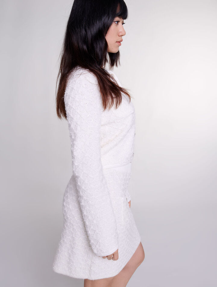 Jupe courte en maille