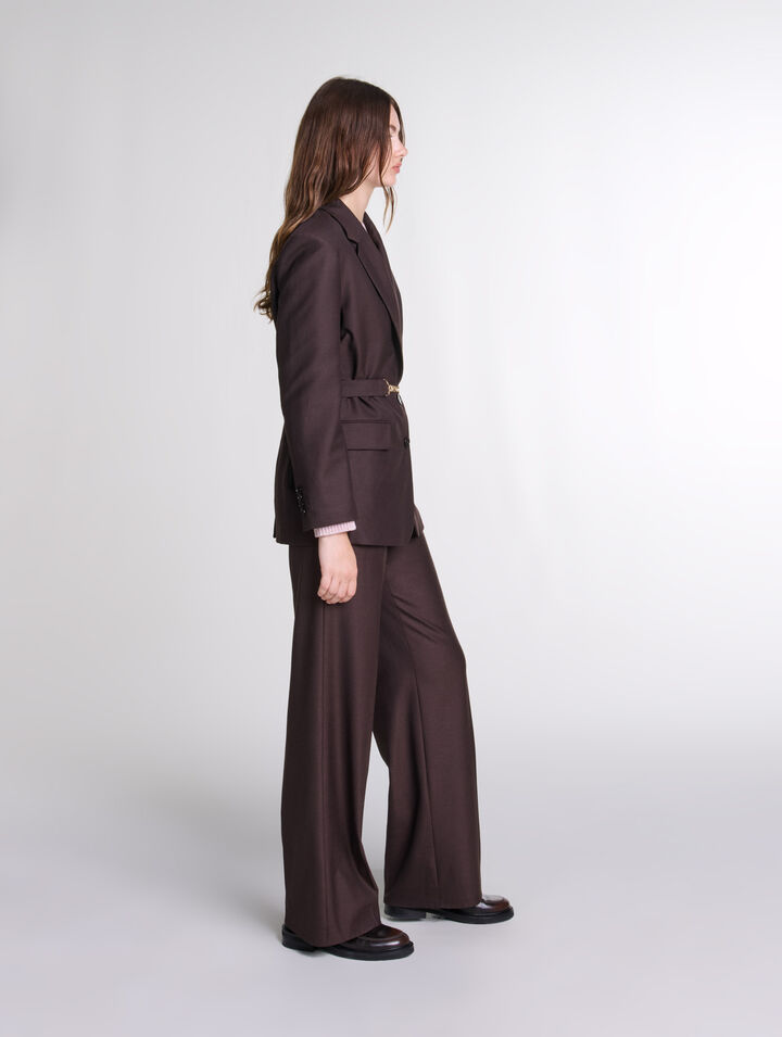 Pantalon de tailleur large