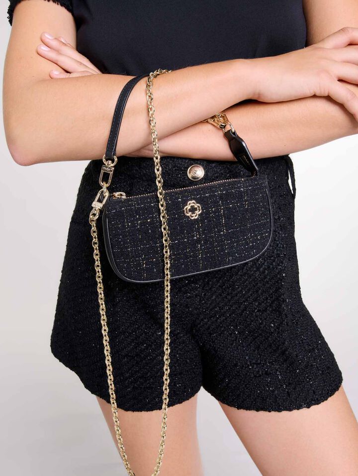 Petite pochette en tweed
