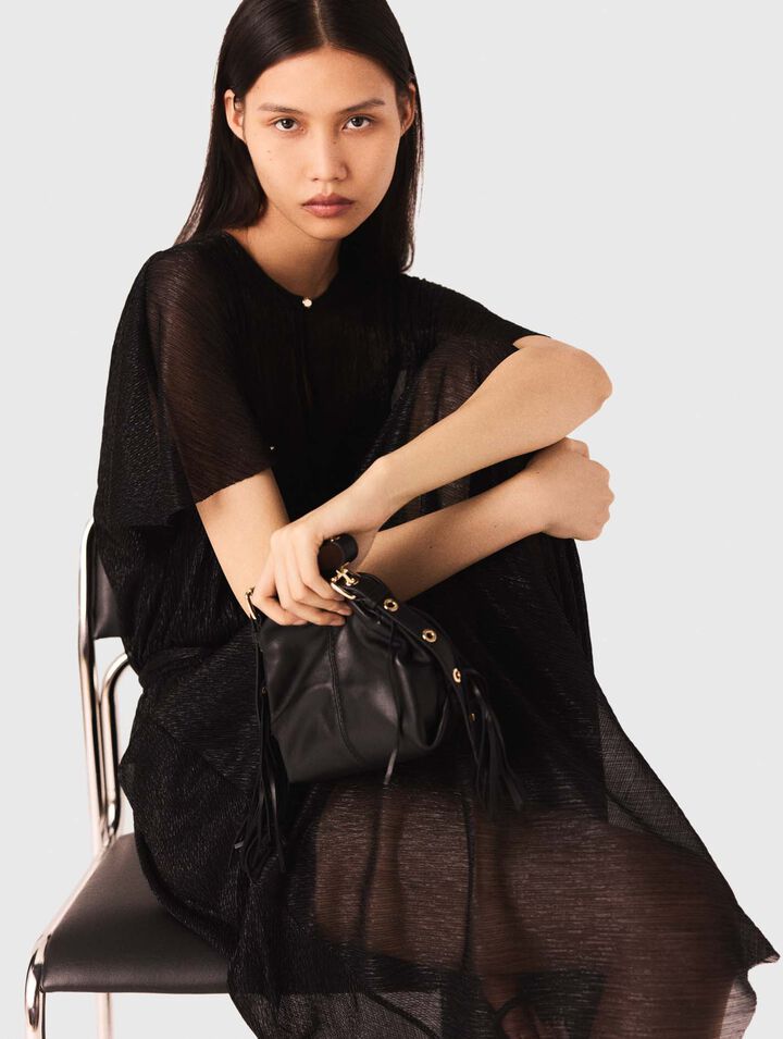 Robe longue métalisée