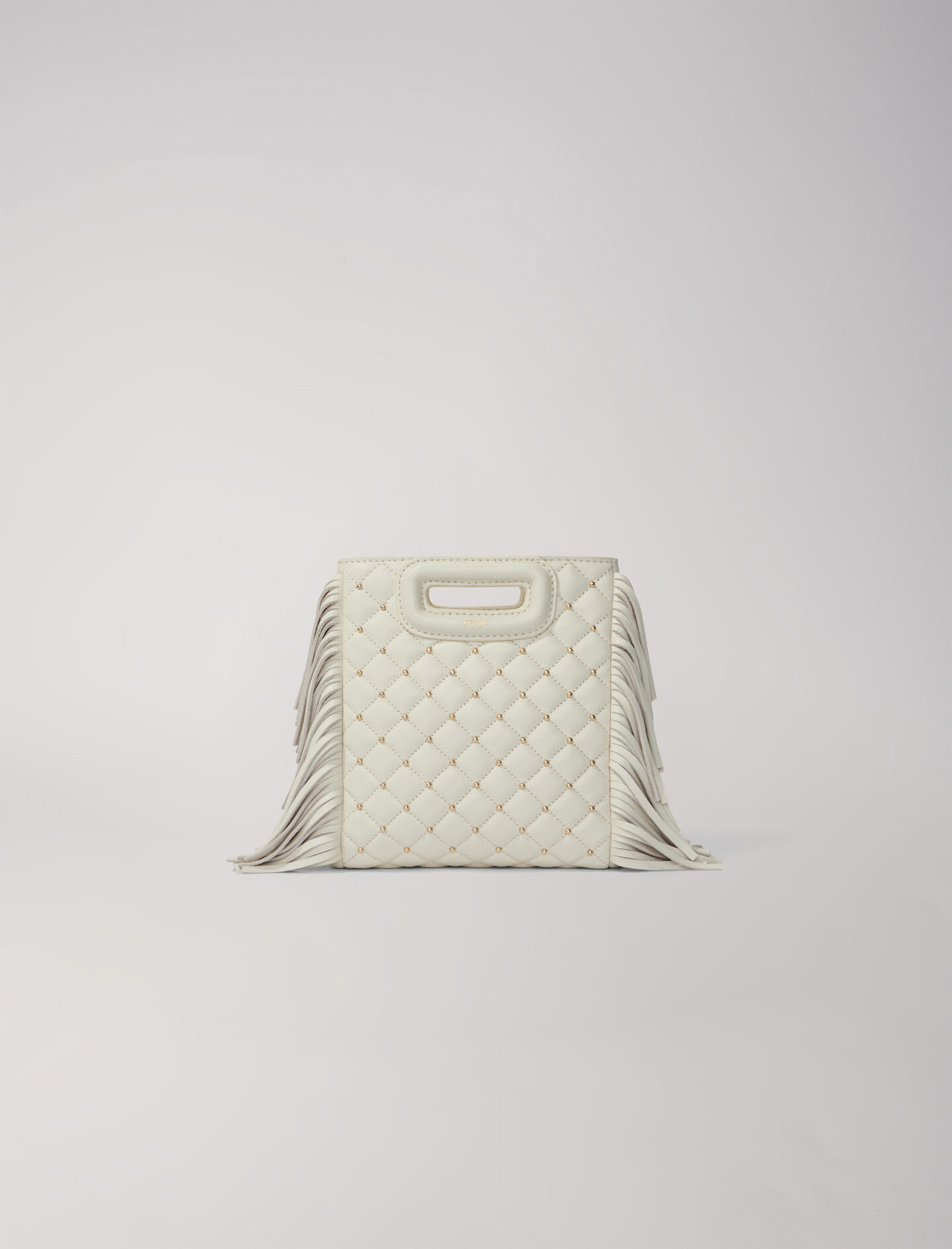 Maje sac m en cuir matelassé outlet
