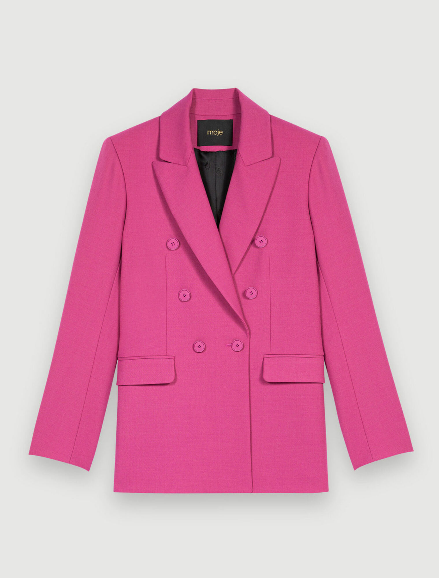 Veste de tailleur croisée et stretch