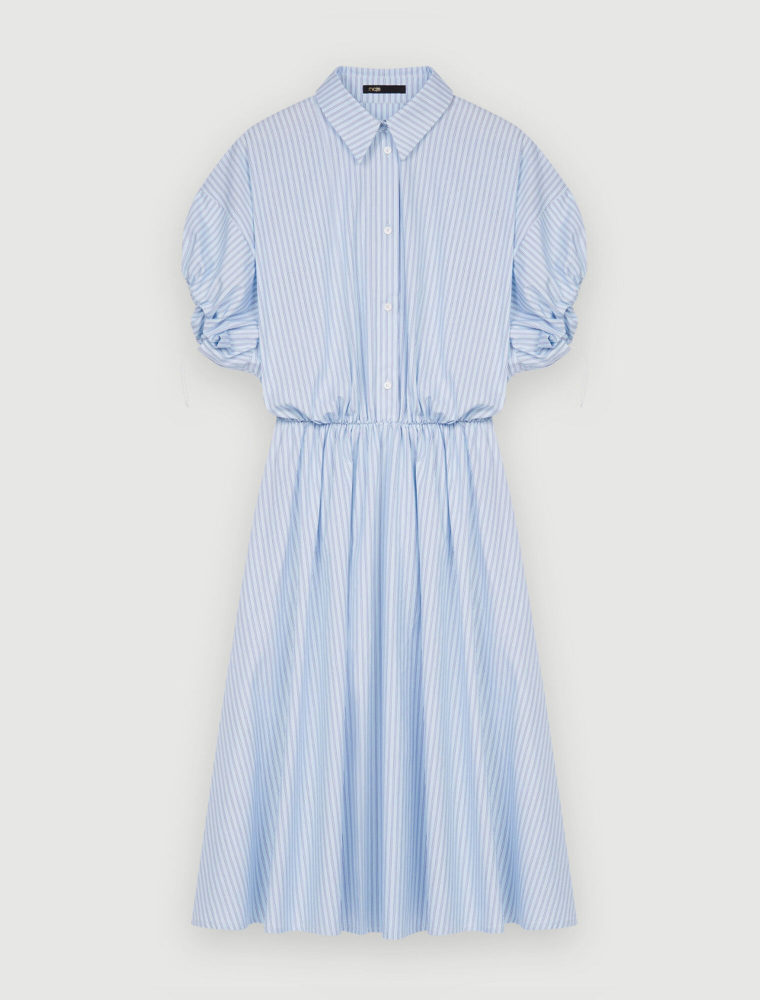 Robe chemise à rayures