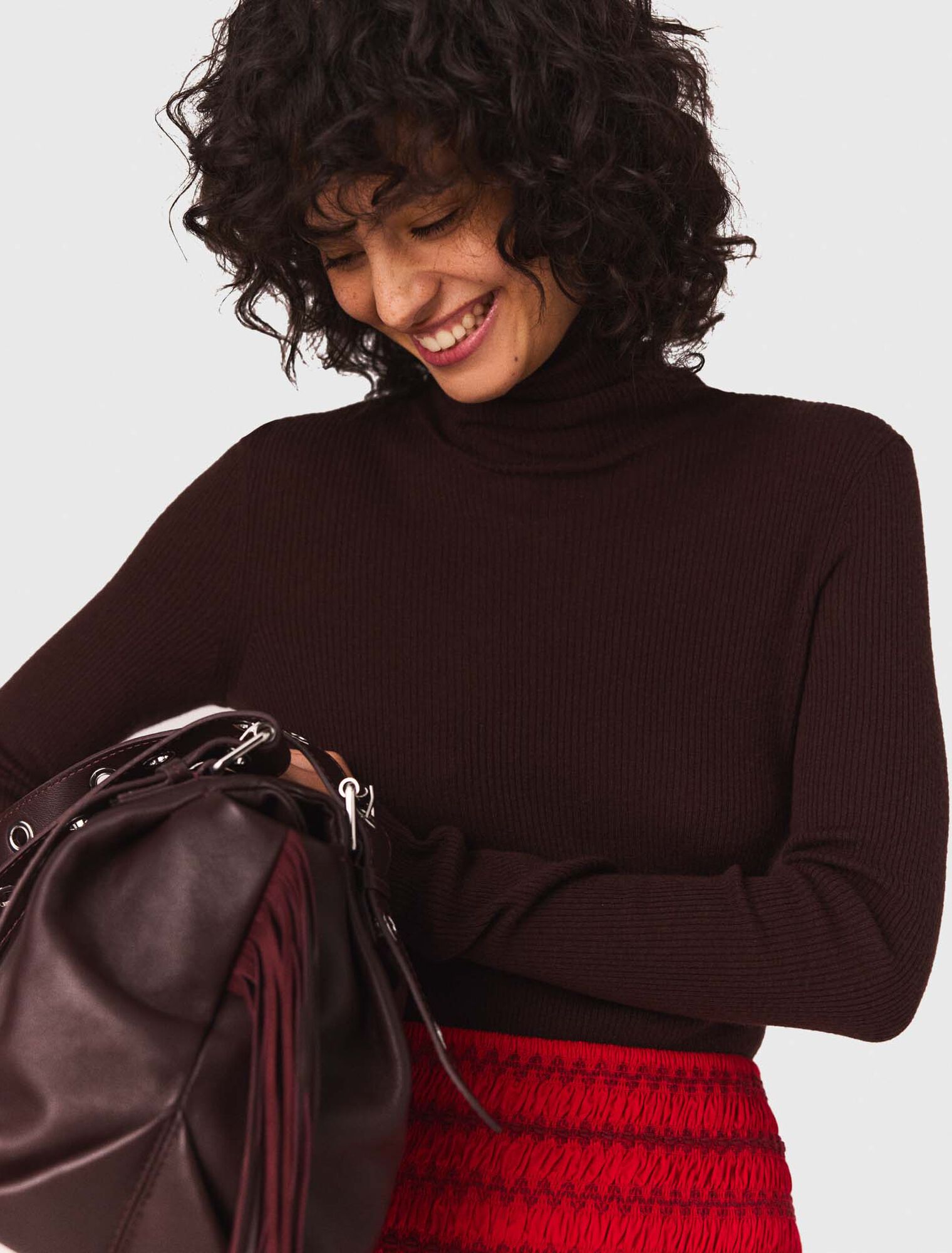 Pull en laine et soie