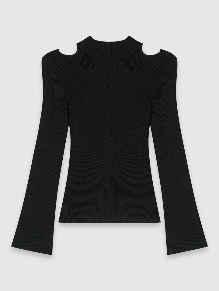 Pull en maille ajourée