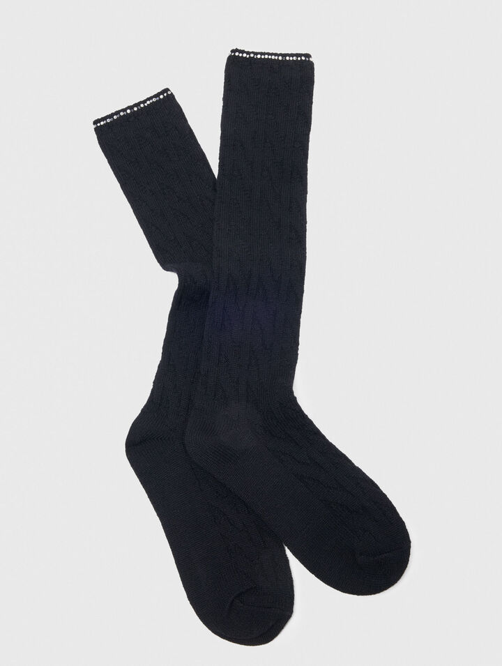 Chaussettes strassées