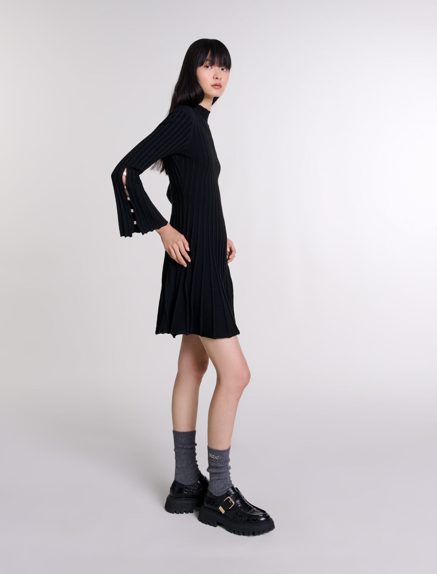 Robe maje maille basket online
