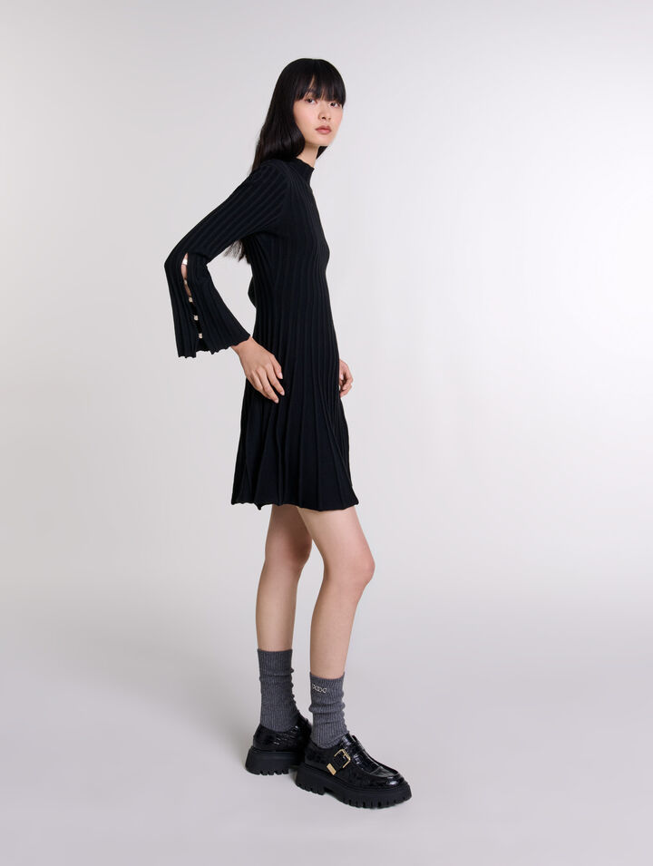 Robe courte en maille
