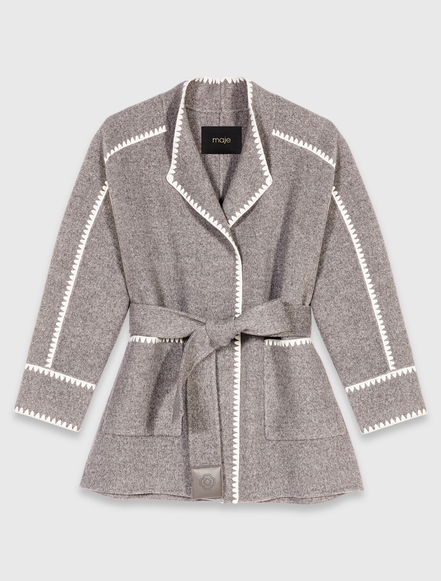 Manteau court double face