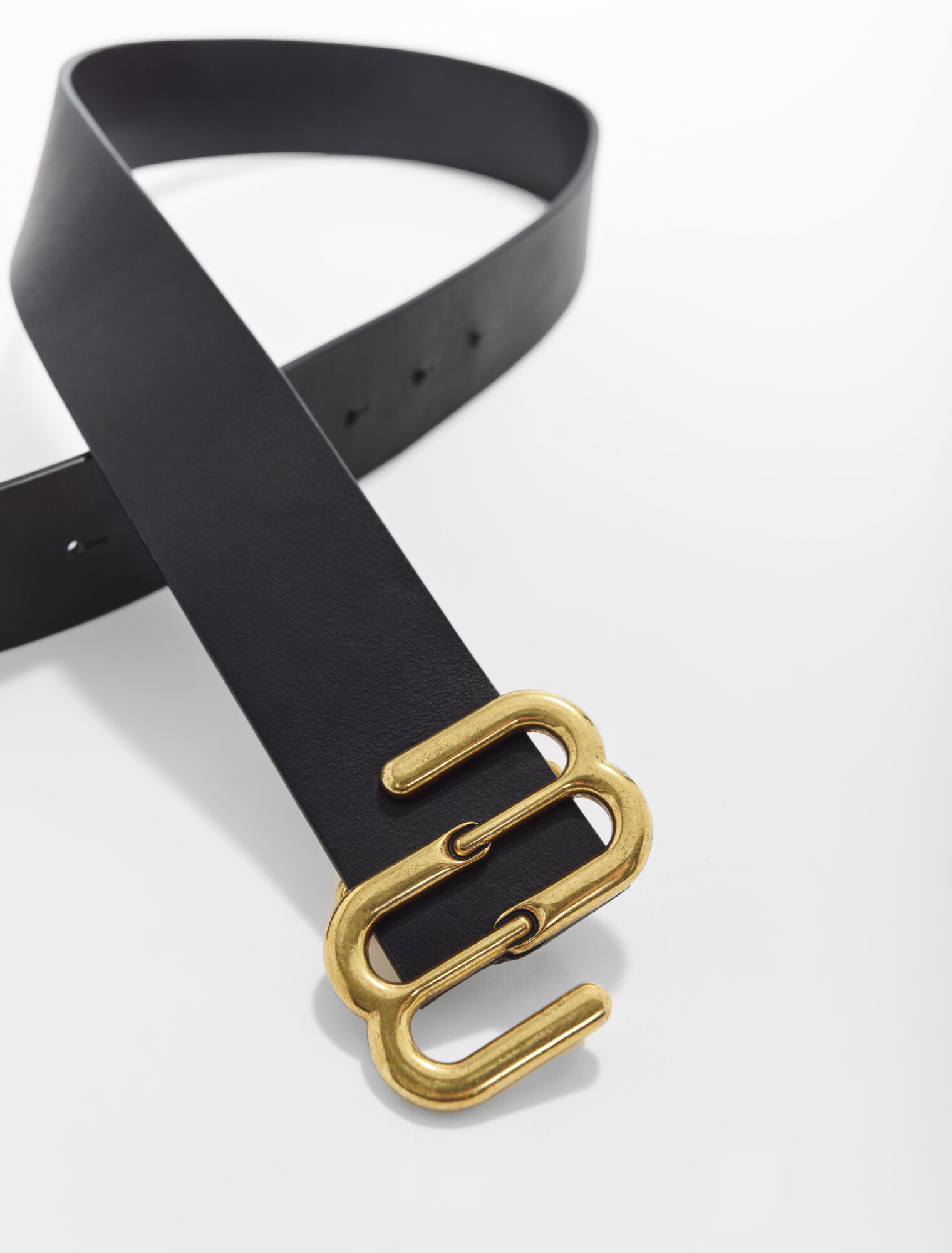 Ceinture en cuir lisse