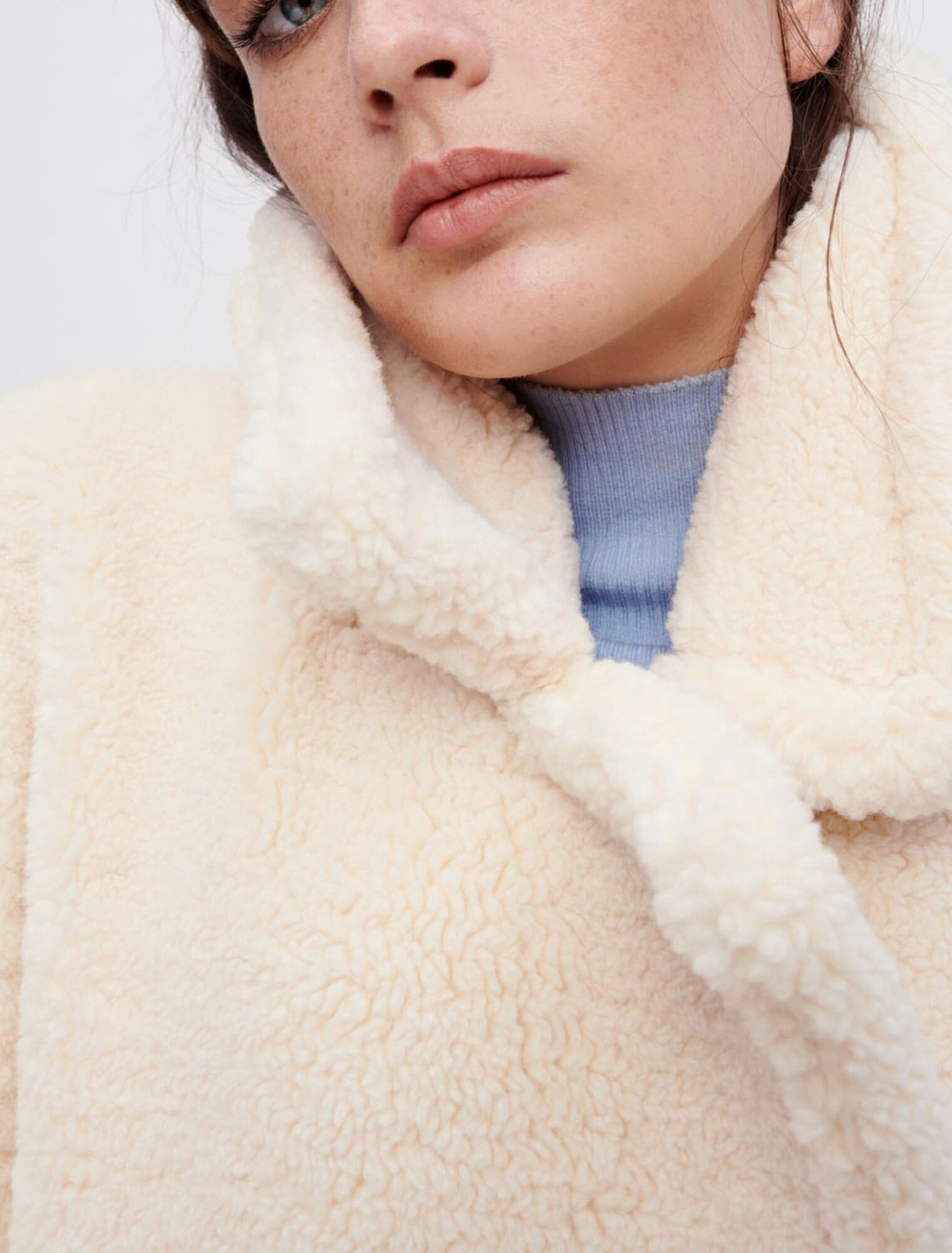 Manteau façon fourrure