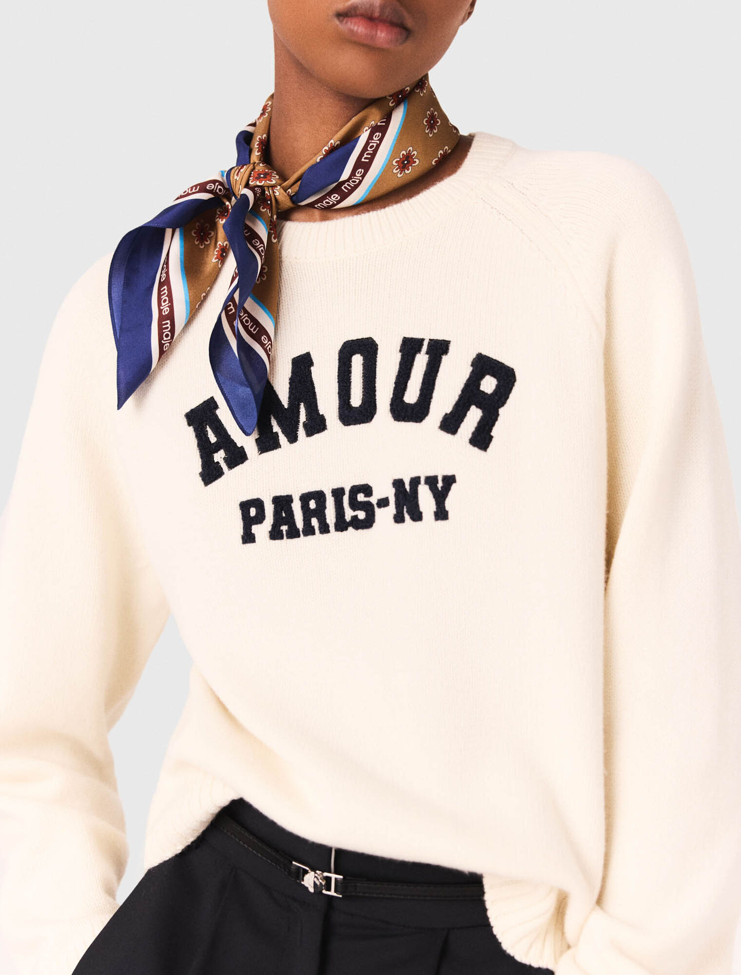 Pull en maille côtelée