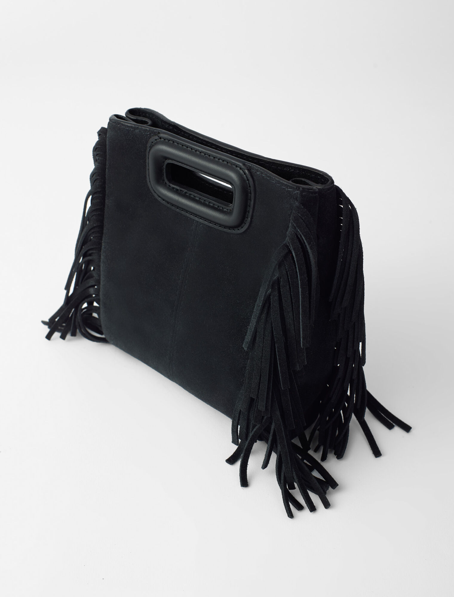 Sac M mini en cuir suède