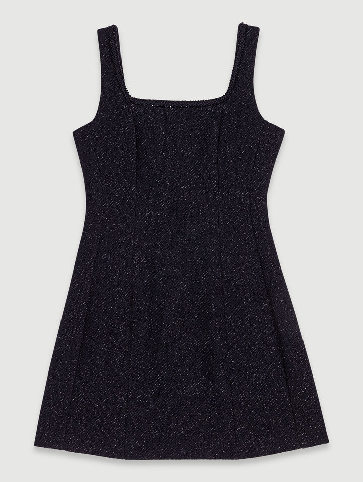 Robe courte à strass