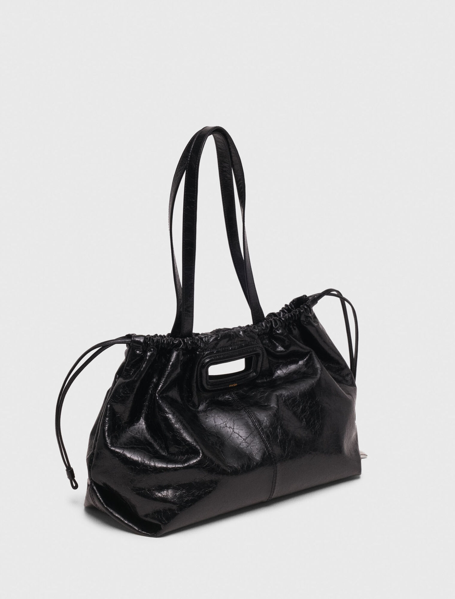 Sac M tote en cuir craquelé