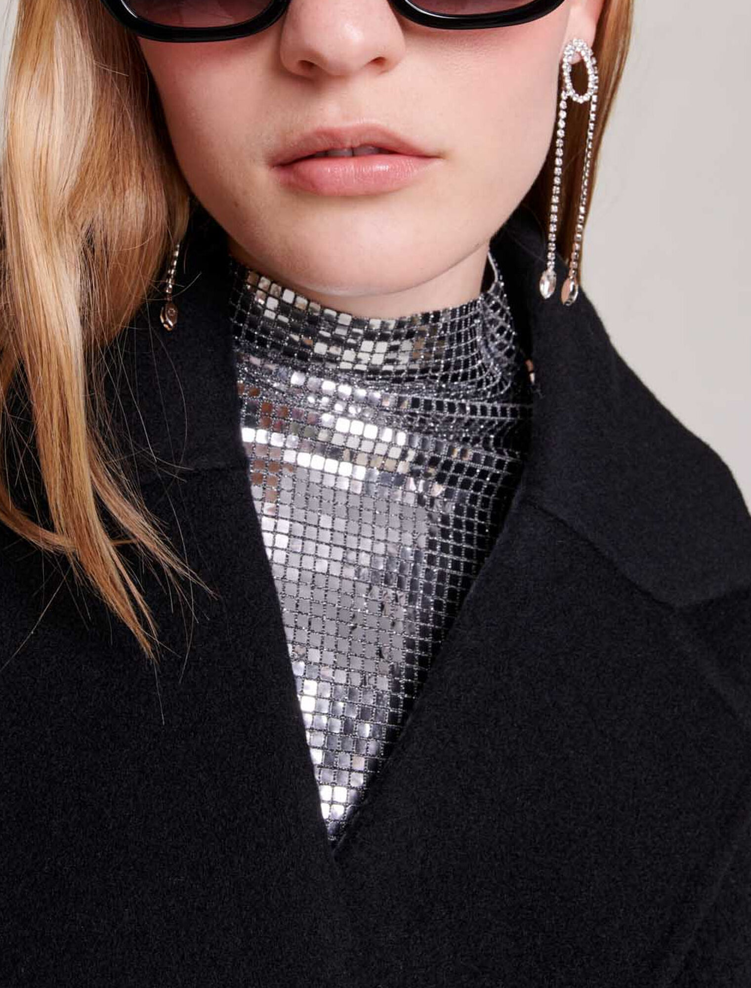 Manteau court noué