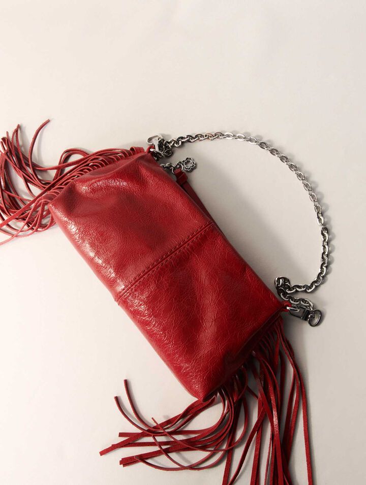 Pochette Miss M Pouch en cuir use