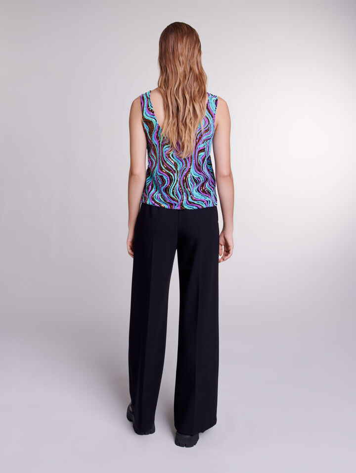 Top à sequins