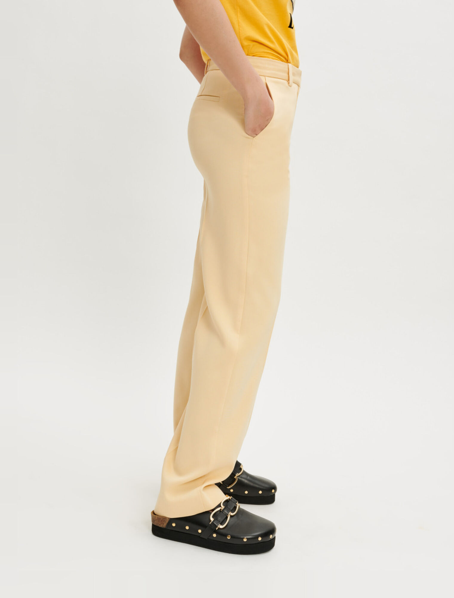 Pantalon tailleur droit