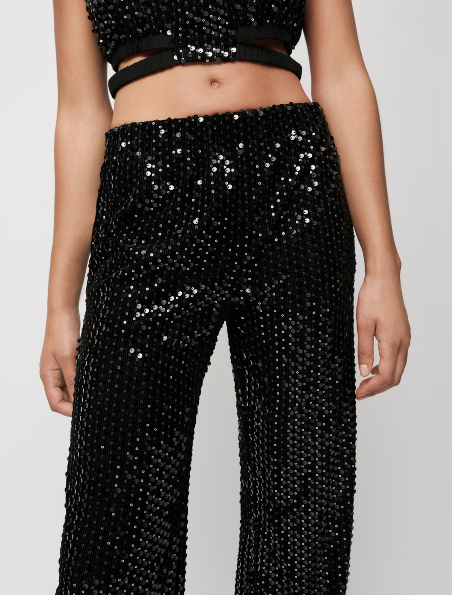 Pantalon large et droit