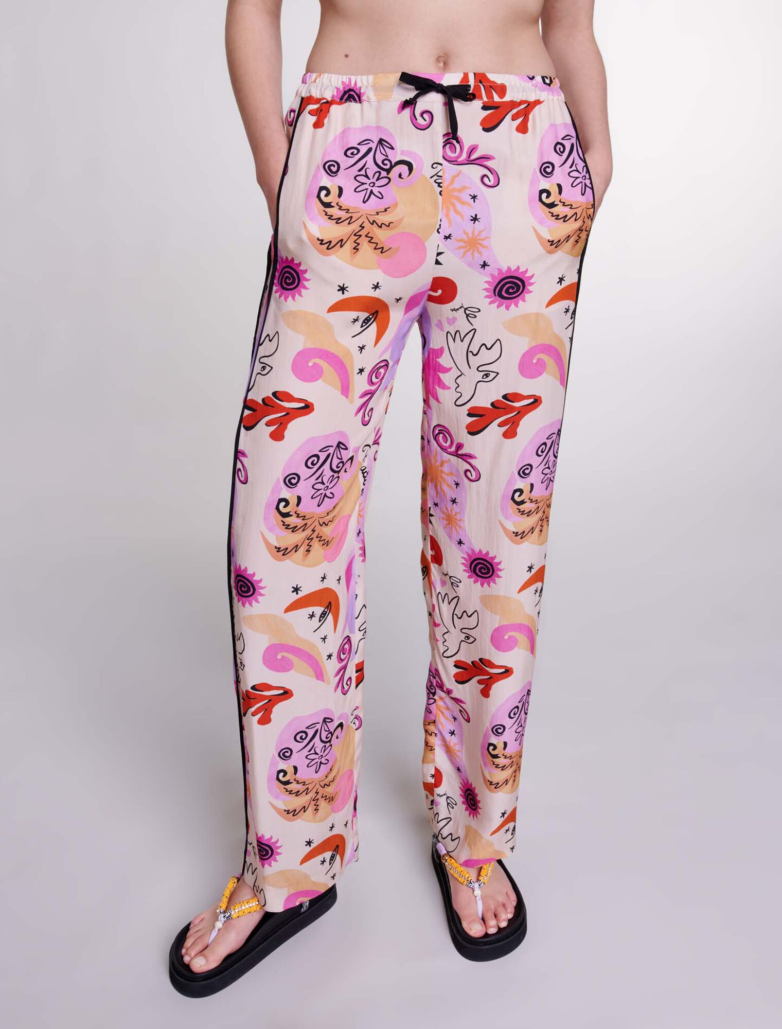 Pantalon en soie