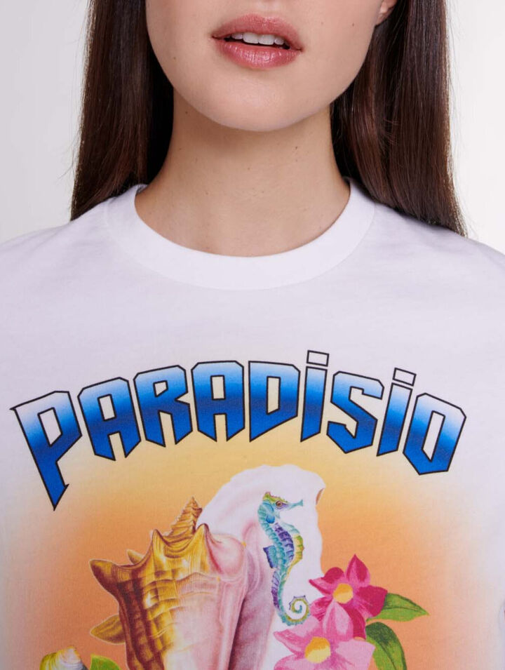 Tee-shirt imprimé Paradisio