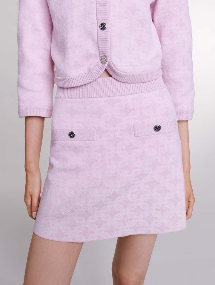 Jupe en maille jacquard