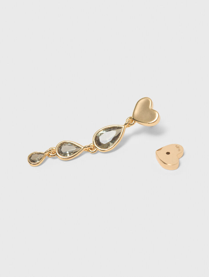 Boucles d'oreille cascades strass