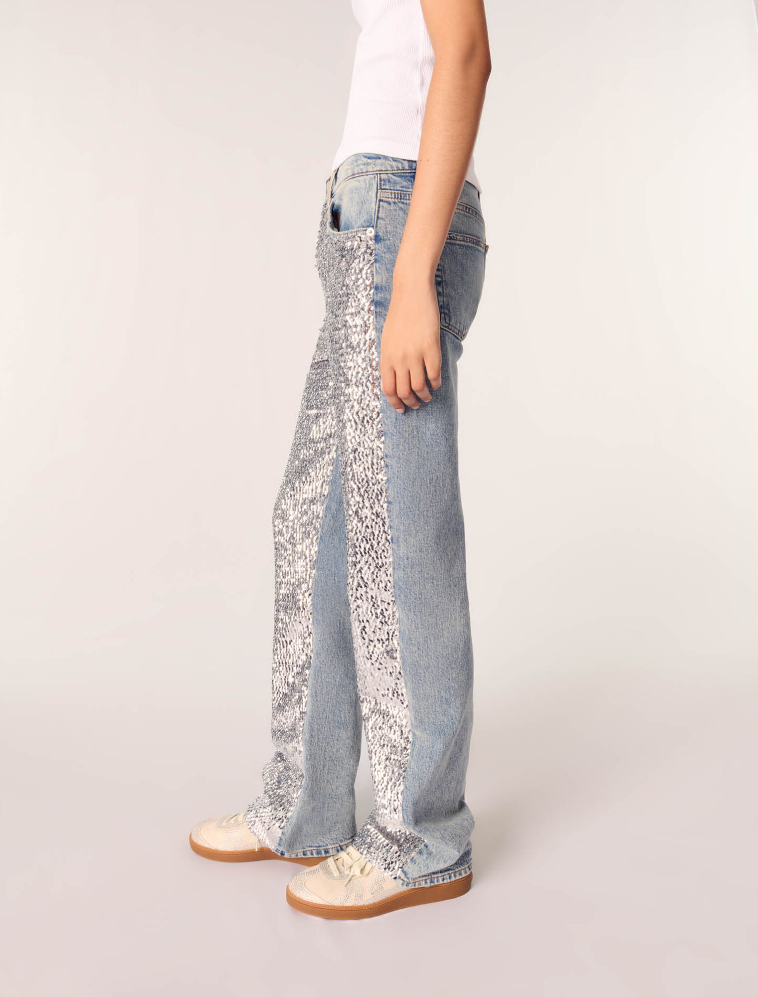 Jean à sequins
