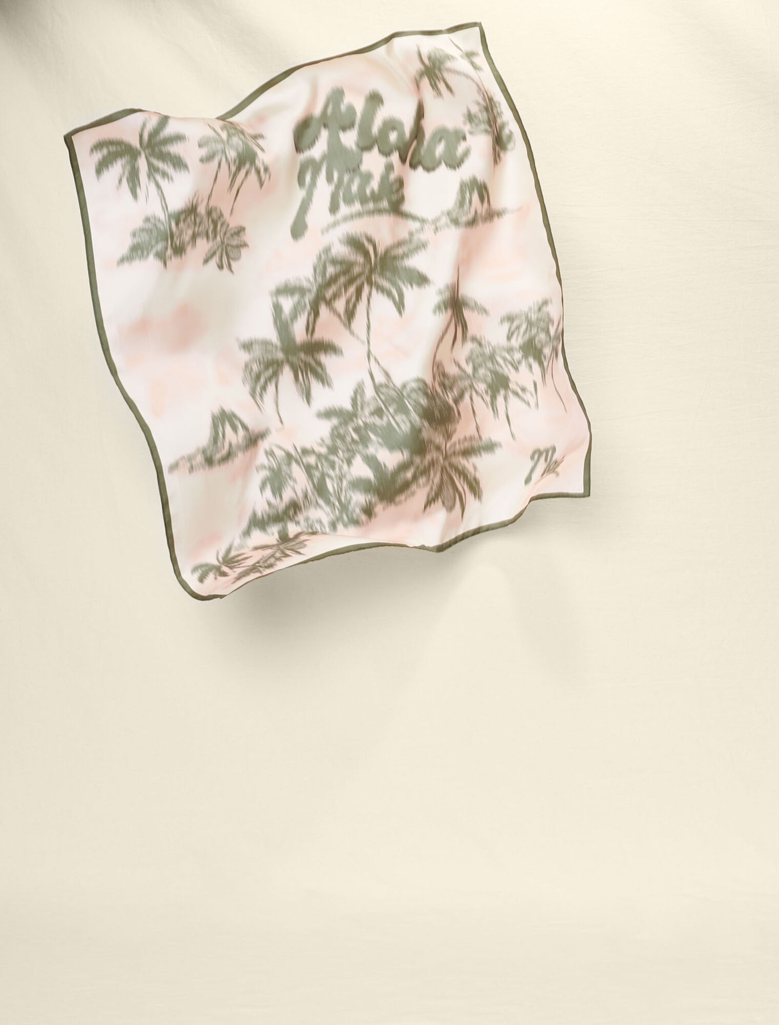 Foulard imprimé palmiers