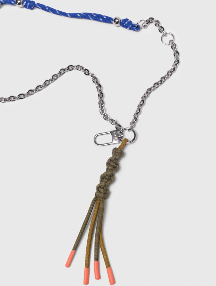 Charms de sac mix chaine et cordon