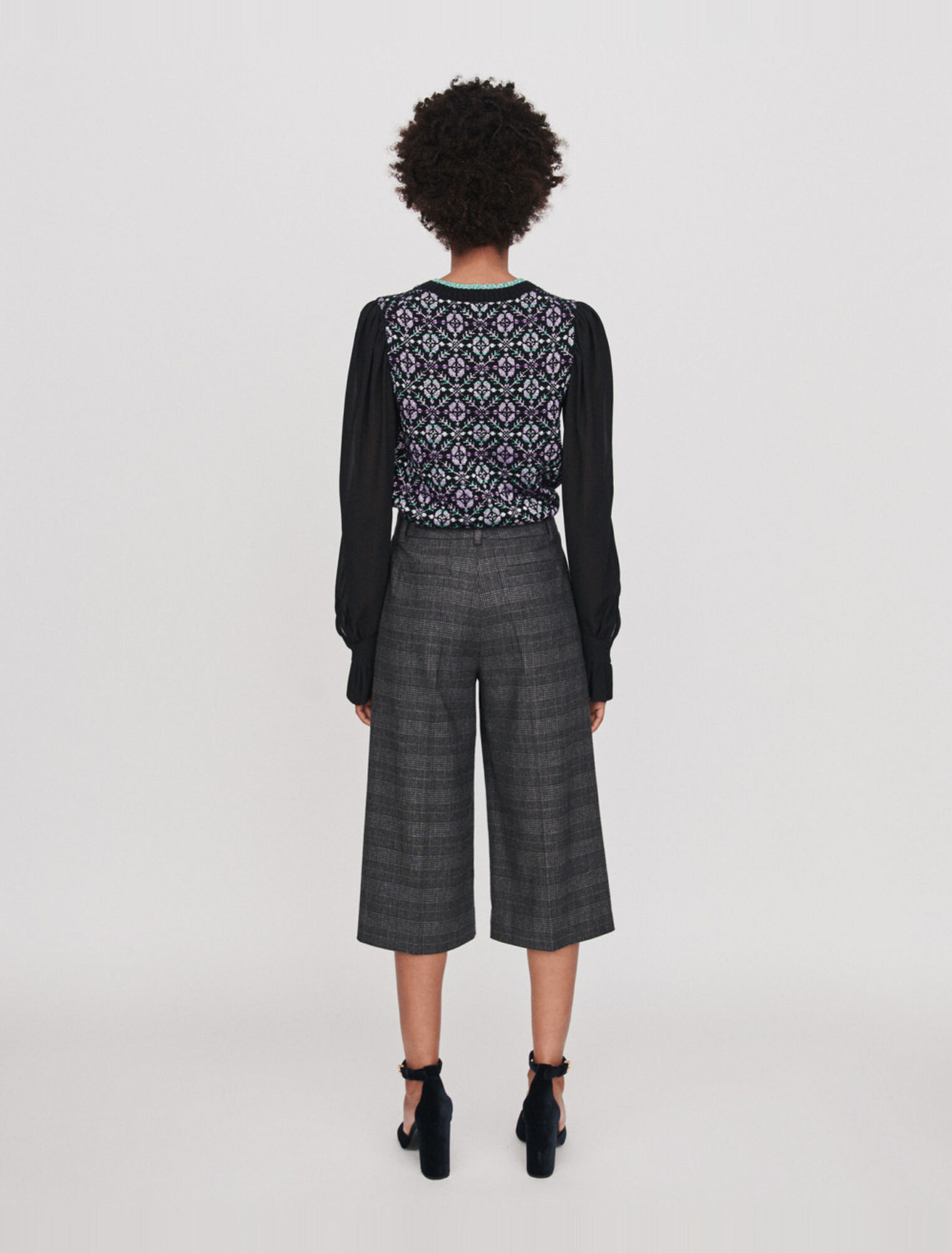 Short façon bermuda à carreaux