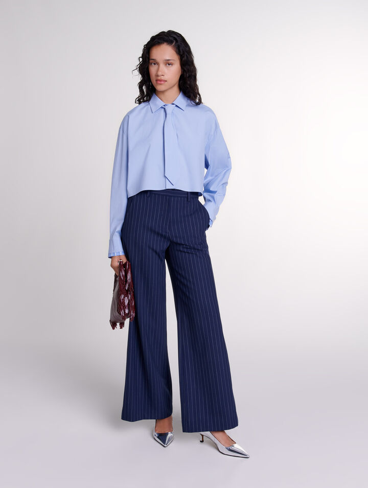Chemise avec cravate amovible