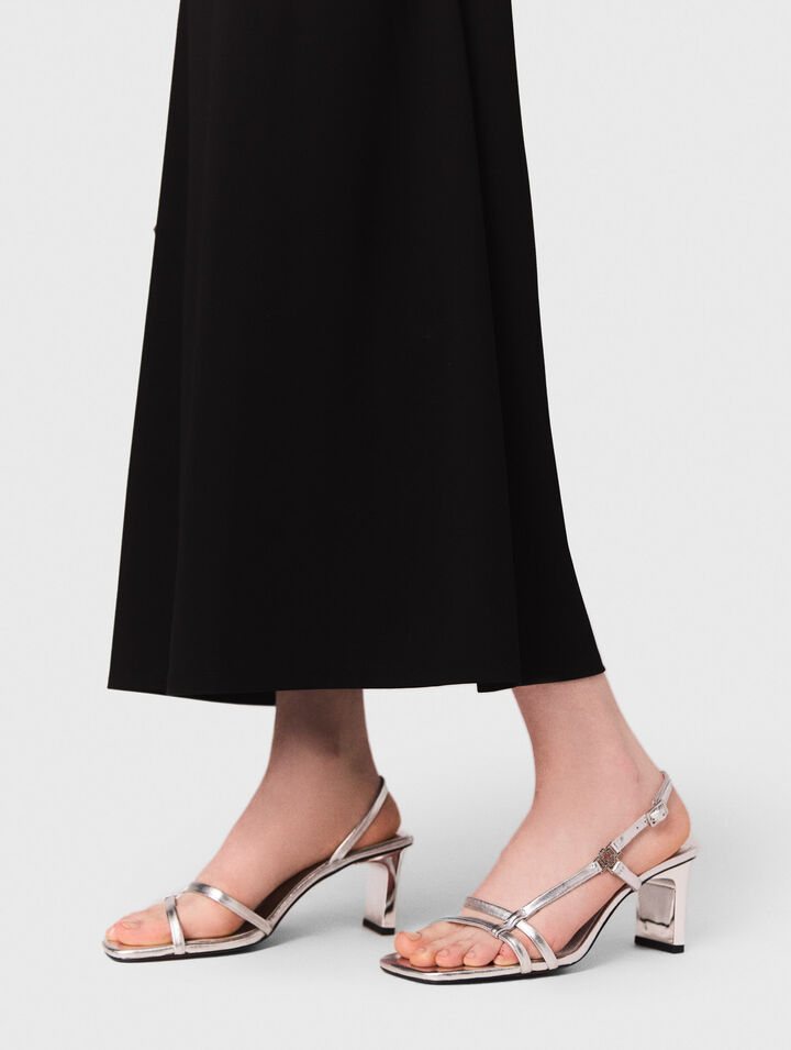 Robe maxi avec taille découpée