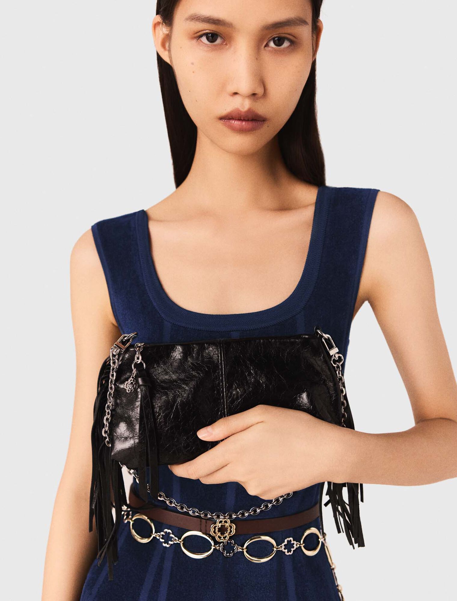 Pochette Miss M pouch en cuir vernis