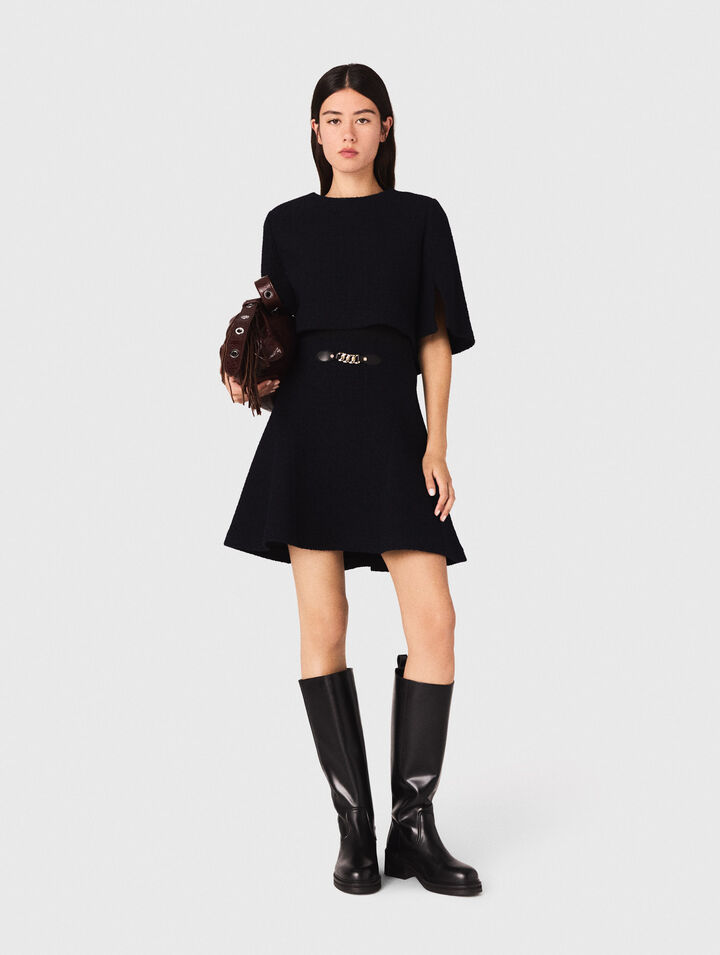 Robe 2en1 en tweed