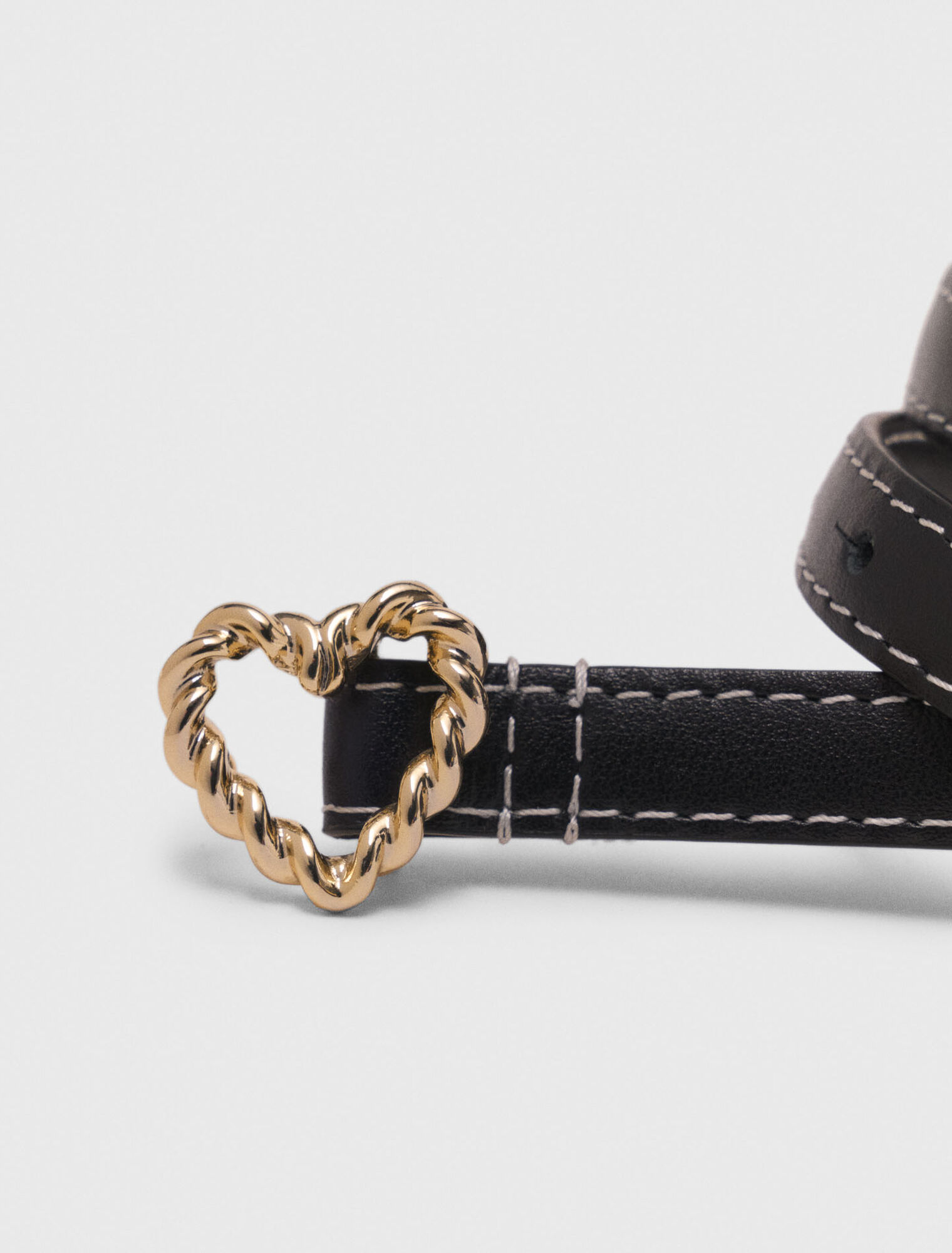 Ceinture fine à cœur