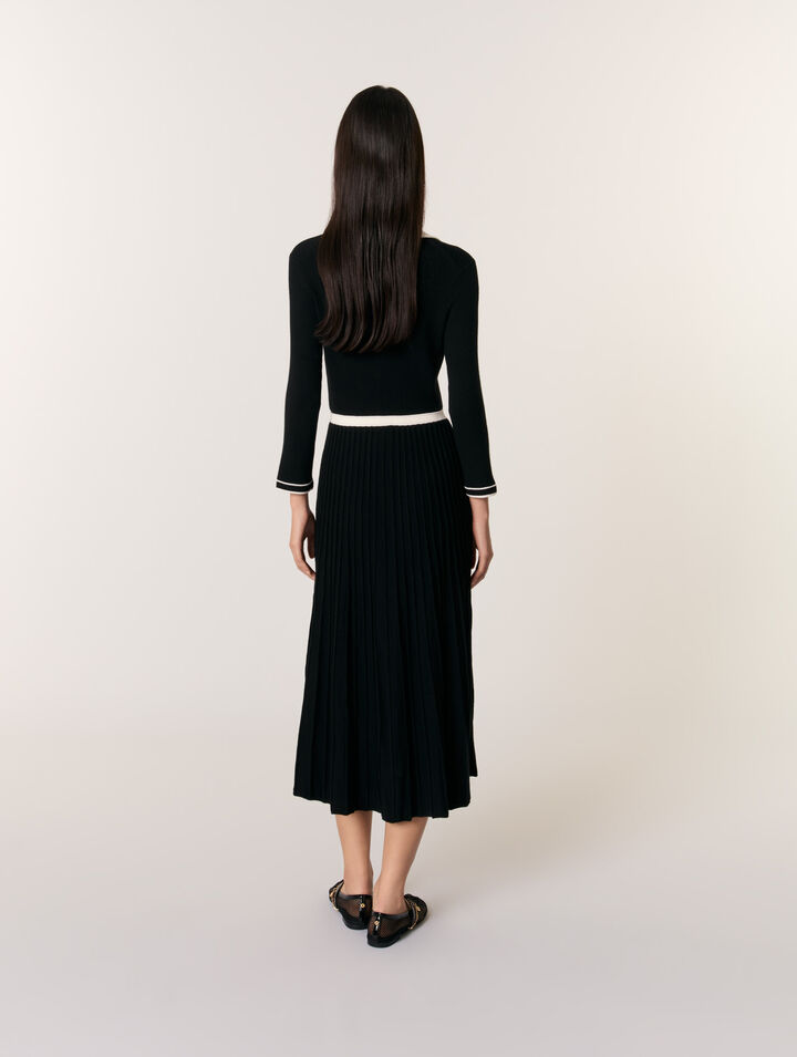 Robe longue en maille