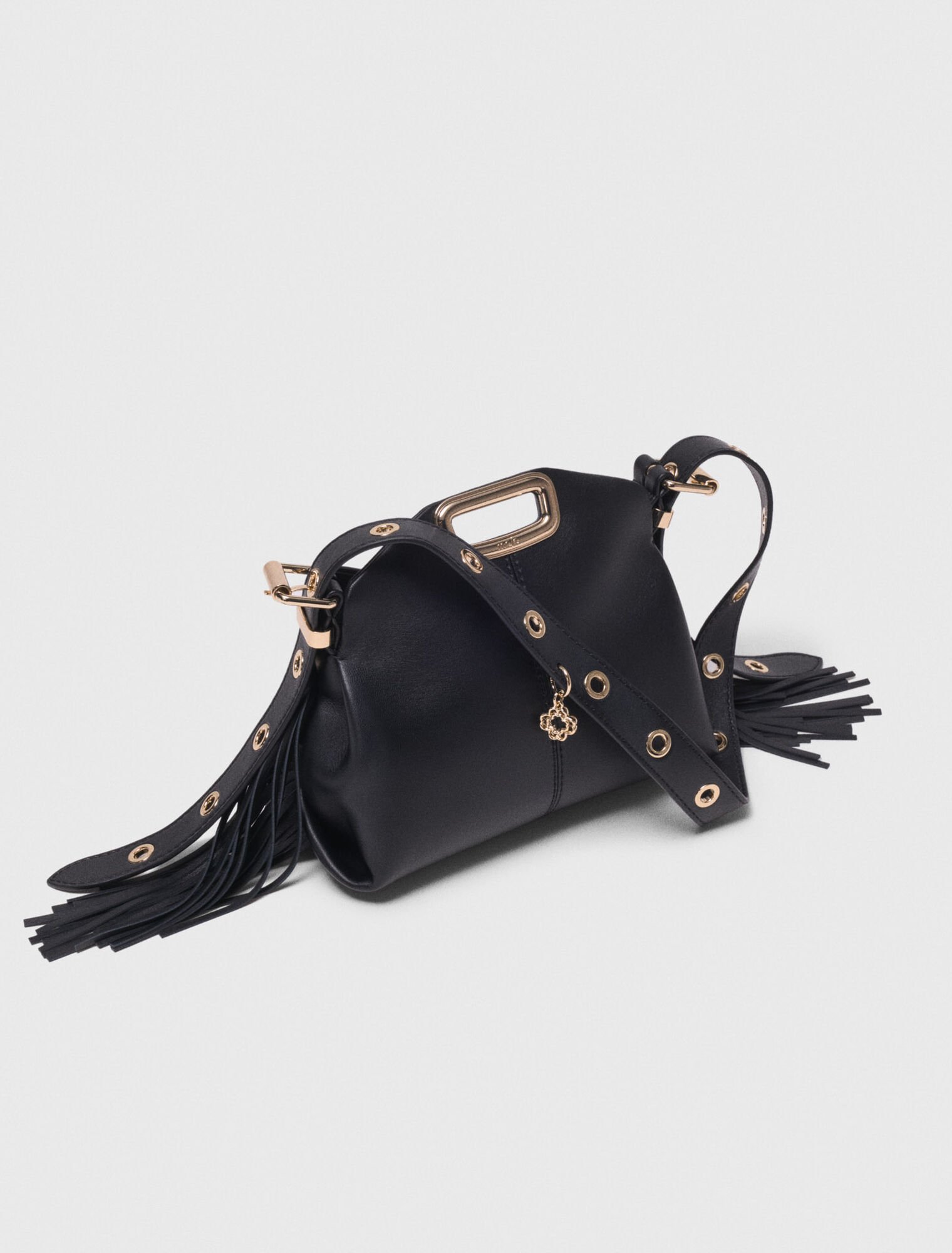 Sac Miss M mini à poignée dorée