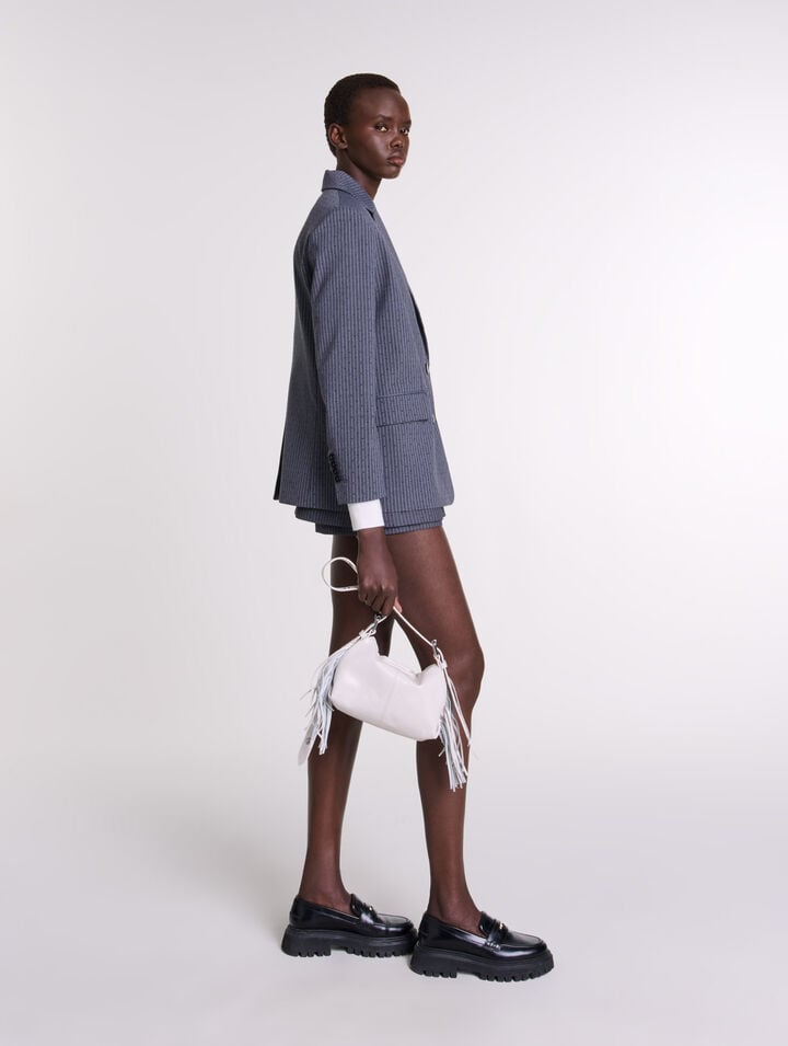 Sac Miss M mini en cuir craquelé