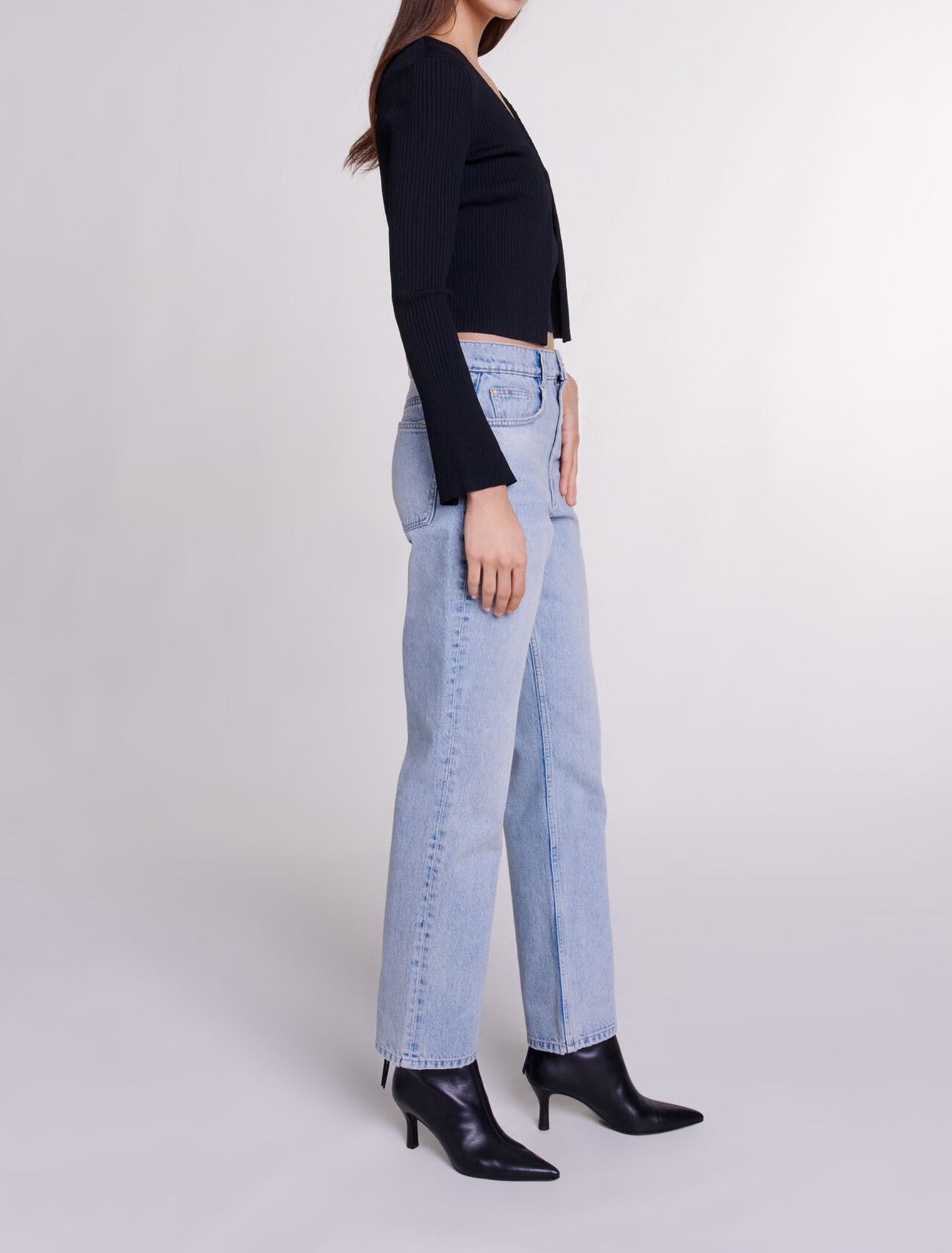 Twin set en maille stretch