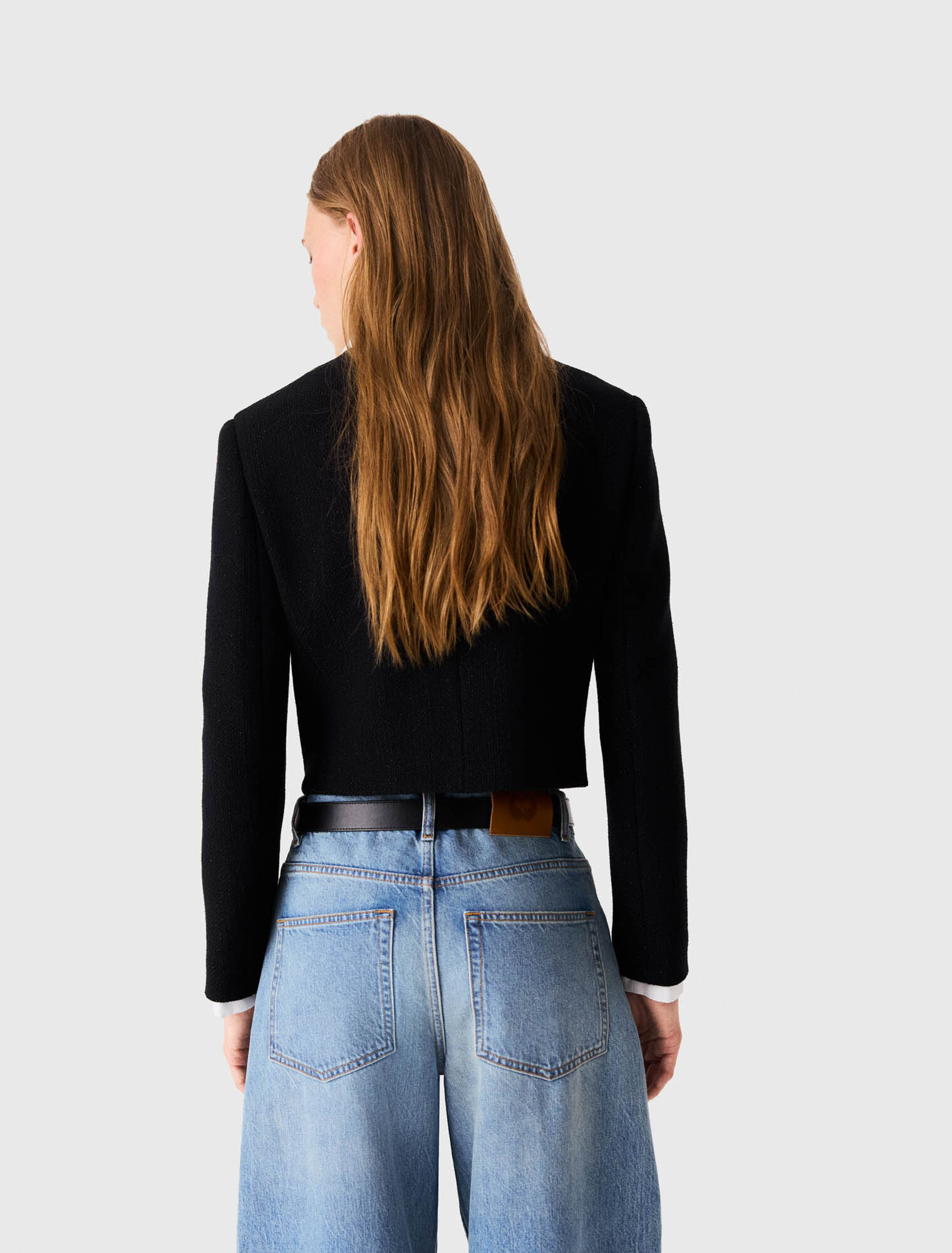 Veste tweed courte