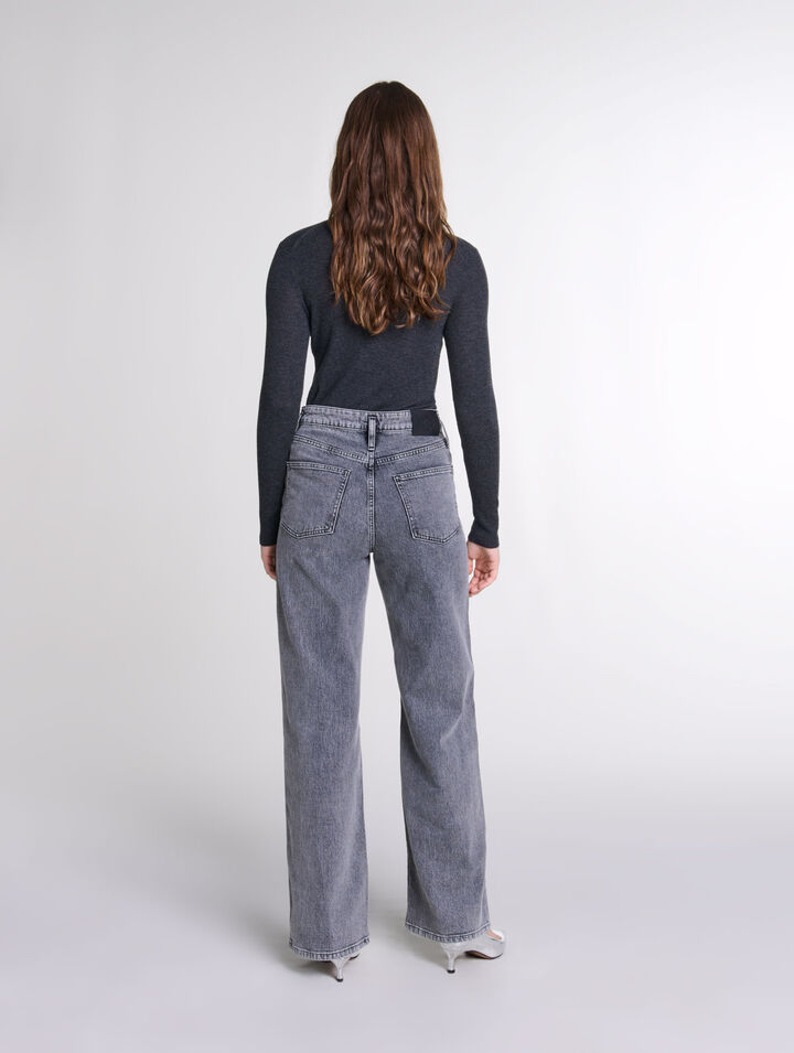 Pull en laine et soie