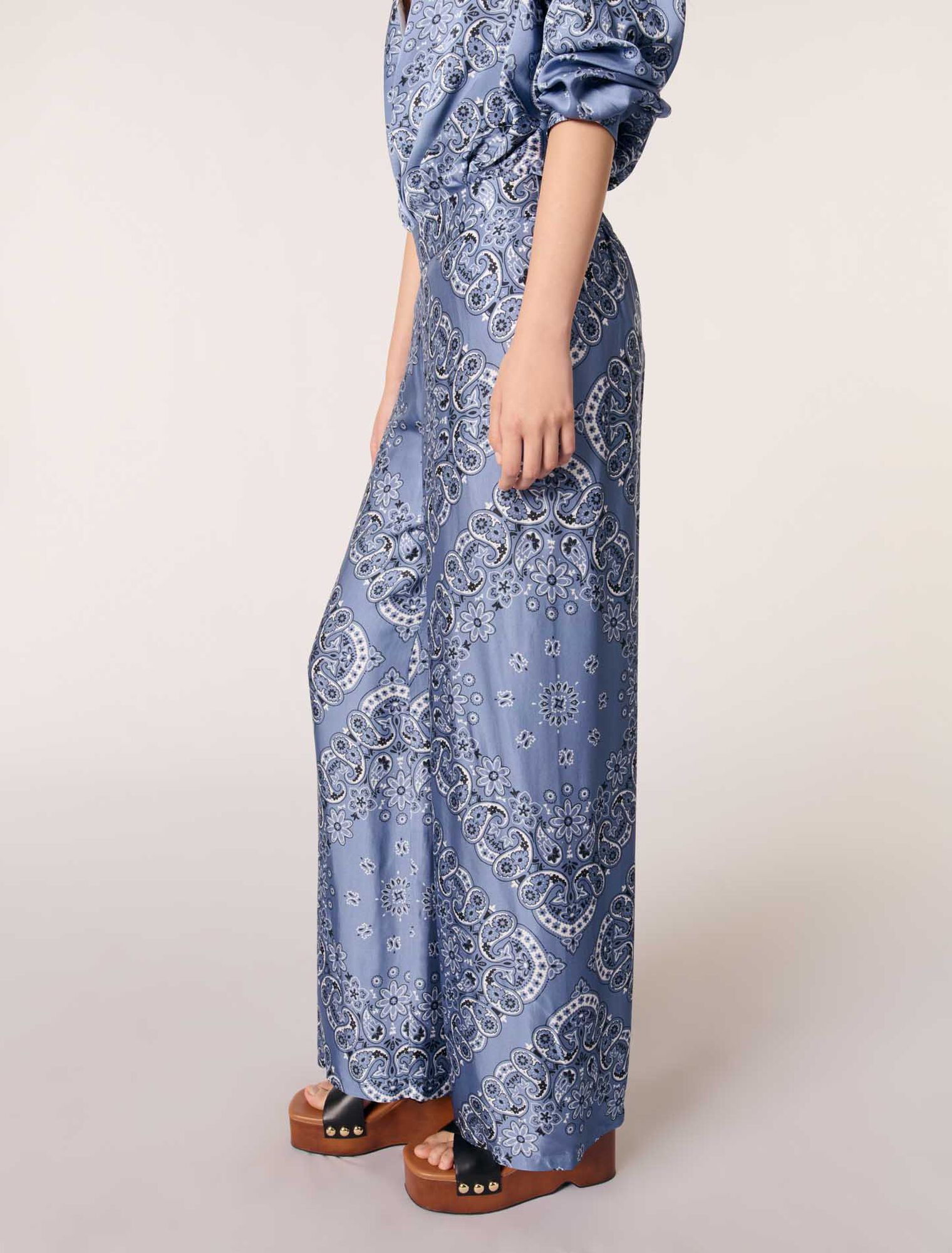Pantalon fluide imprimé