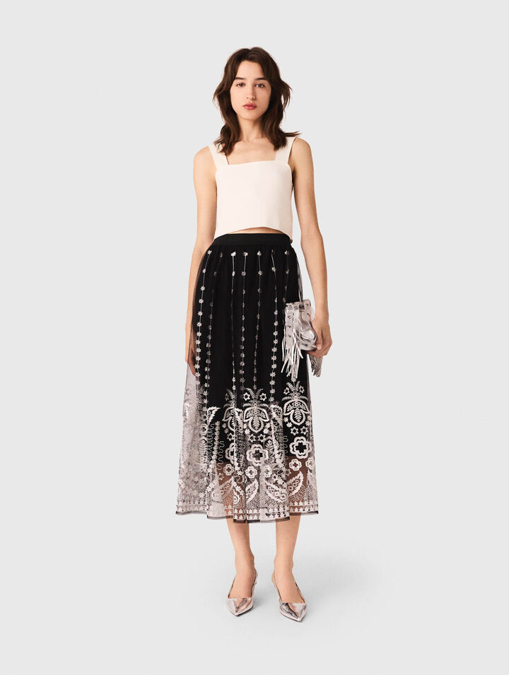 Crop top en maille