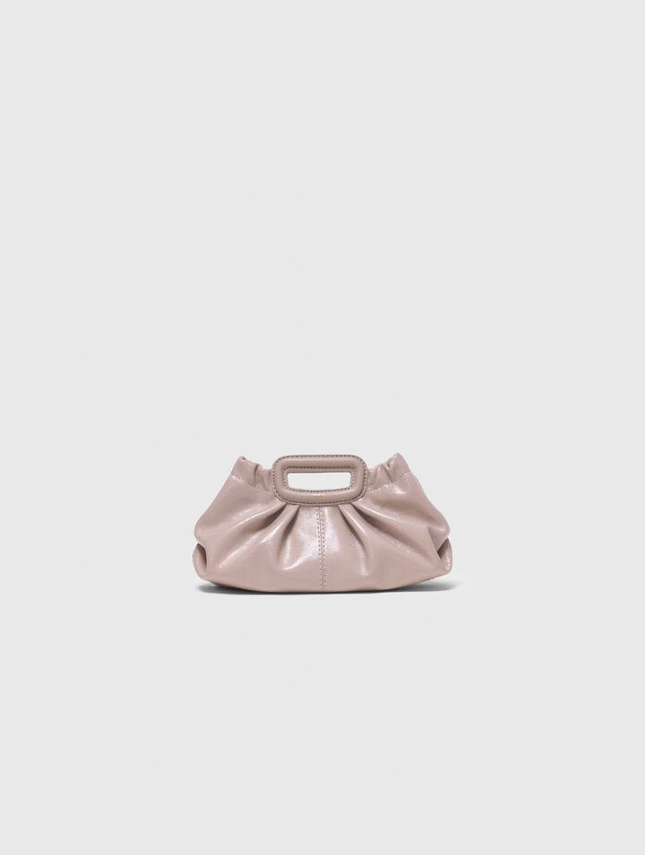 Milpli mini Clutch en cuir naplak