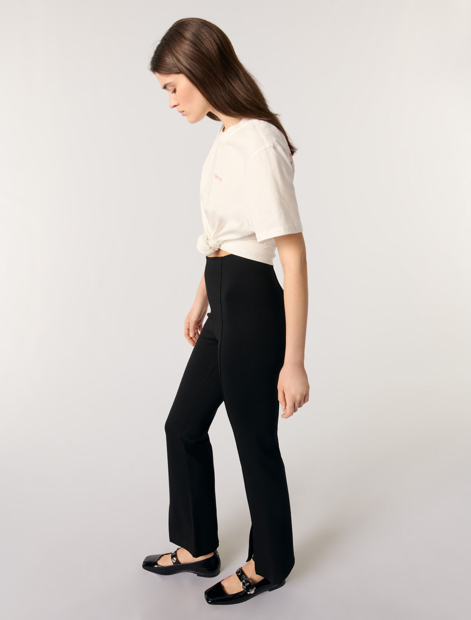 Pantalon fendu