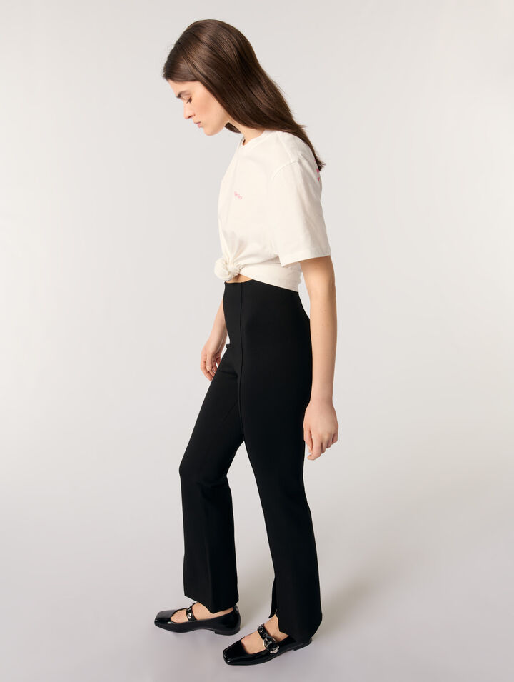 Pantalon fendu