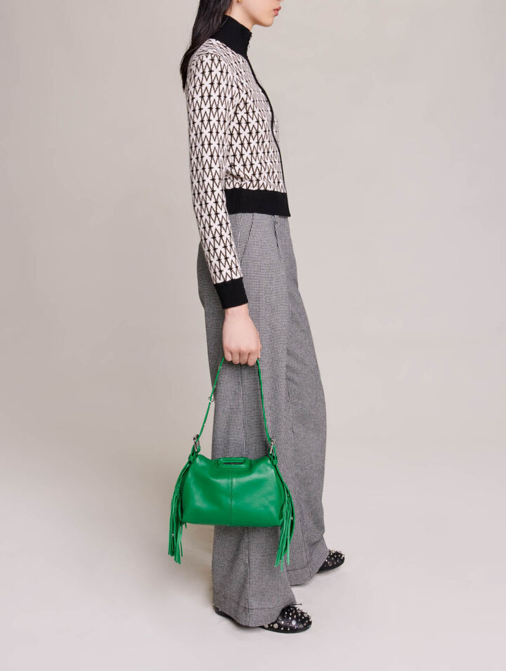 Cardigan en maille monogramme