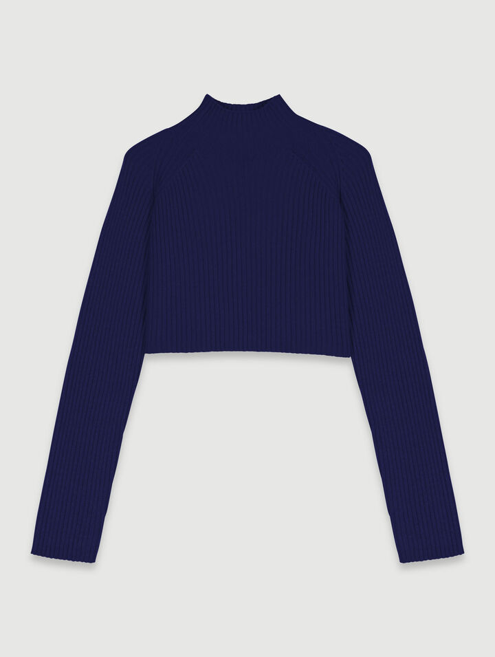 Robe courte 2-en-1 en maille